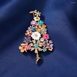 Brooches Muylinda Vintage Big Rhinestone Tree Brooch Designed Fairy Trees Jewellery As Gift Clothes Scarf Clip Pins