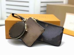 Luxusmarke Frauen Briefe Buchstaben Münzbaus mit großer Kapazität Reißverschluss Brieftaschen Aufbewahrungsbrieftaschen Zero Wallets berühmte Designer Ladies Geldbörsen Kupplungsbeutel Tasche Tasche Tasche Set