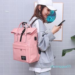 Backpack Fashion USB Laptop For Women Men Shoulder Bags SchoolBag Female Mochila Backpacks Teenage Girls Travel Rucksack