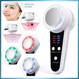 Makeup Tools and Cold Beauty Device with 3 Colour P on Rejuvenation for Lifting Massage 230812