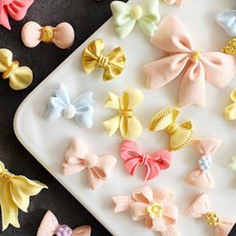 Baking Moulds C276 Bow Tie & Bowknots Silicone Mould Gumpaste Chocolate Fondant Candy Jello 3D Mould Surgar Decorating Cake Tools