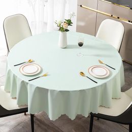 Table Cloth Waterproof Oil Resistant Scald And Wash Free El Large Circular Dining Tablecloth