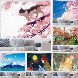 Tapestries Aesthetic Wall Tapestry Wall Cloth Decor Home Room Decor Tapestry Wall Hanging Girl Dorm Bedroom Decor