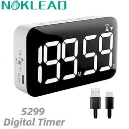 Kitchen Timers NOKLEAD Digital Screen Kitchen Timer Display Digital Timer Square Cooking Count Up Countdown Alarm Clock Sleep Stopwatch Clock 230812