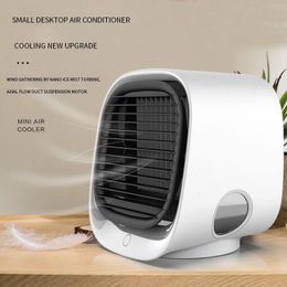 Other Home Garden Mini Air Cooler USB Desktop Home Office Air Conditioner Fan Portable Air Cooler 230812