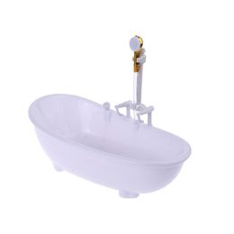 Tools Workshop 1/6 Dollhouse Miniatures Electric Bathtub Furniture Bathroom Accessories Kids Pretend Toy 230812