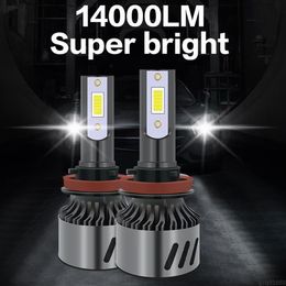 1 Pair LED Car Headlight 14000LM Auto LEDs headlight H4 H1 H3 H7 H8 H9 H11 H16 9005 HB3 9006 HB4 3000K 4300K 6000K 8000K251C