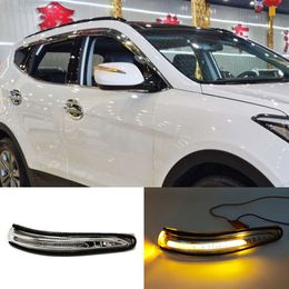 For Hyundai Santa Fe Sport IX45 3.0 2013 2014 2015 2016 Accessories LED Side Rearview Mirror Turn Signal Light Blink Flasher