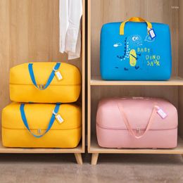 Storage Bags Quilt Clothes Bag Moisture Dust Proof Organizer Big Capacity Duvet Blanket Sorting Cartoon Pattern Luggage
