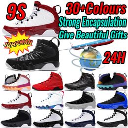 Jumpman 9 9s Men Basketball Shoes Sneaker Light Olive Fire Red Particle Grey Chile Gym Red Black White Racer University Mens Trainers Sports Sneakers Outdoor 40-47