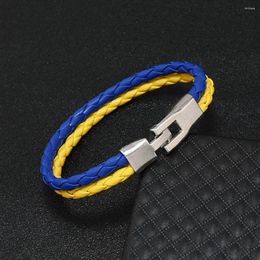 Charm Bracelets Leather Adjustable Bracelet Jewellery Fashion Unisex Knit Bangles Handmade Weave For Gift Party Wedding Travel