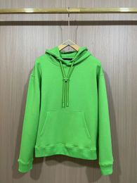 Autumn and winter new designer hoodie US size beautiful handsome green hoodie luxury brand top mens hoodie