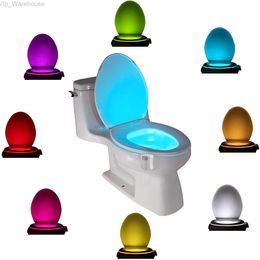 16 Colours Toilet Night Light PIR Motion Sensor Toilet Lights LED Washroom Night Lamp Toilet Bowl Lighting For Bathroom Washroom HKD230812