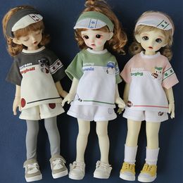 Doll Accessories 30cm Doll Clothes Cute Sports Jacket Doll Clothes Accessories For Big Fish Body Sd Dd Yosd Azone Ob23 Ob24 1/6 Bjd Doll 230812
