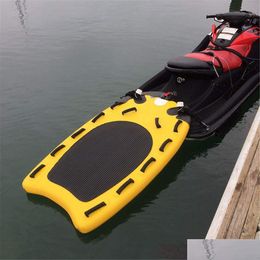 Ski 180X90X15 Cm Customized Commercial Quality Color Jetski Board Inflatable Jet Sled Surf Rescue Flying Slid For Sale Drop Delivery Dhgnp