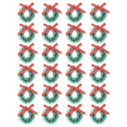 Decorative Flowers 24 Pcs Faux Eucalyptus Garlands House Green Garland Toy Party Wreath Sisal Silk Christmas