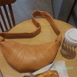 Shoulder Bags Horn Bag Skin Kesong Oblique Dumpling Bag Leather Armpit Method Stick Bag Hidemi Chest Waist Packs