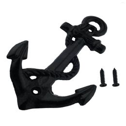 Hooks Cast Iron Anchor Shape Wall Decorative Jewellery Crafts Garden Handmade Hanger Key Hanging Holder With Screws 164 100mm