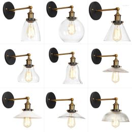 Wall Lamps Modern Style Antique Bathroom Lighting Marble Frosting For Reading Decor Long Sconces Wireless Lamp