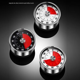Kitchen Timers Stainless Steel Visual Timer Mechanical Kitchen Timer 60-Minutes Alarm Cooking Timer With Loud Alarm Magnetic Clock Timer 230812