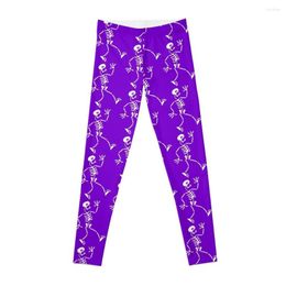 Active Pants Frightened Skeleton Leggings Legings For Women Fitness Girls