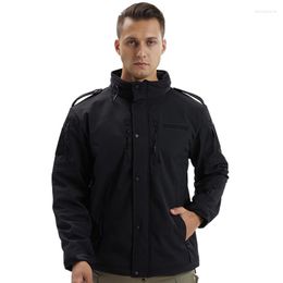 Men's Jackets Military Men Plus Size Winter Jacket Outdoor Custom Waterproof Hooded Windbreaker