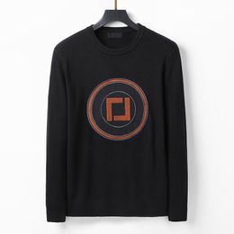 New wholesale purchase casual designer high quality men's sweater men's turtleneck long sleeve warm letter print fashion men's sweater Q24