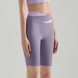 Active Shorts Summer Yoga Pants Women Gym Fitness Wear Running Cross Over High Waist Push Up Scrunch Jogger