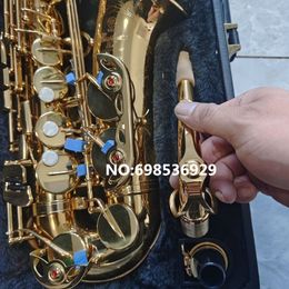 Japan Brand Top Professional Performance Alto Saxophone YAS875EX Gold E-Flat Music Instrument With Mouthpiece Leather Box Case Reed Gift