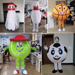 High Quality Basketball Badminton Mascot Costume Walking Halloween Suit Large Event Costume Suit Party dress