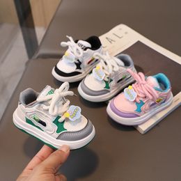 First Walkers Children Shoes for Baby Girls Boys Sneakers Casual Breathable Mesh AntiSlippery Infant Toddler 230812