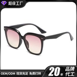 New UV resistant sunglasses fashionable women's and men's tr90 sun block gm glasses