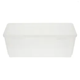 Plates Bread Storage Box Plastic Containers Refrigerator Case Toast Dedicated Portable Transparent Cake Holder