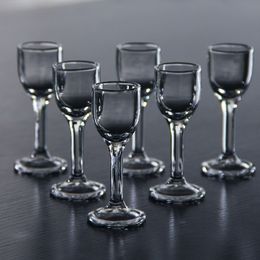 Wine Glasses A set of 6 0305 ounces machinemade leadfree glass wine glasses for Chinese liquor 10ml 15ml will be used 230812