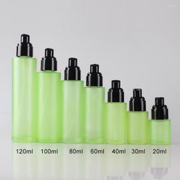 Storage Bottles 4oz Cosmetic Bottle With Lotion/Spray Pump 120ml Green/Blue