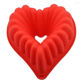 Baking Moulds Hollow Heart Silicone Mould Party Holiday Home Dining Bar Cafe Kitchen Pudding Cake Chocolate Fondant Dessert Mould