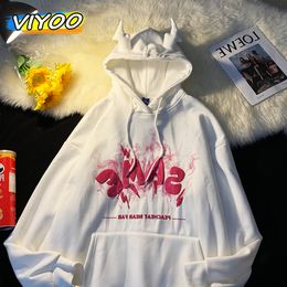 Men's Hoodies Sweatshirts Women 's Vintage Y2k Clothes Angel Evil Hooded Sweatshirts Goth Gothic Printed Hoodie Harajuku Coat Pullovers For Men Clothing 230812