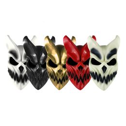 Party Masks Halloween Slaughter To Prevail Mask Deathmetal Cosplay Demolisher Shikolai Demon Darkness Horrible PVC Masks Party Costume Prop 230812