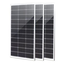 Chargers 400W 300W 200W Tempered Glass Solar Panel Kit 18V 100W Aluminium Frame Rigid Windproof Antisnow Antihail PV Panels 230812