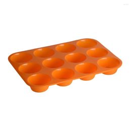 Baking Moulds Fondant Home Kitchen Pudding Party Cake Mold Muffin Pan Cupcake Soft Silicone DIY Tarts Round 12 Holes Non Stick Reusable