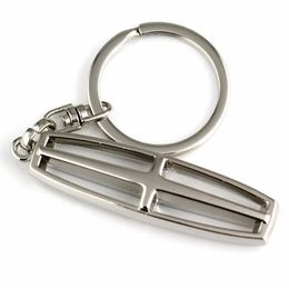 5pcs lot Metal 3D Car Keychain Llavero Keyring For LINCOLN Auto Key Chain Ring Auto Car Styling Keyholder2375