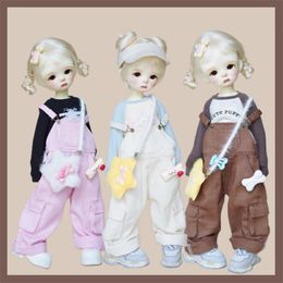 Doll Accessories BJD doll overalls clothes for 1/6 BJD YOSD doll suspenders pants doll clothing accessories 230812