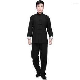 Ethnic Clothing LATERONON Uniform - Chinese Traditional Martial Arts Wing Chun Tai Chi Training Cloths