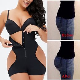 Waist Tummy Shaper Body Shaping Clothes Onepiece Women's High Hip Puller Abdomen and Lifting Crotch Underwear 230812