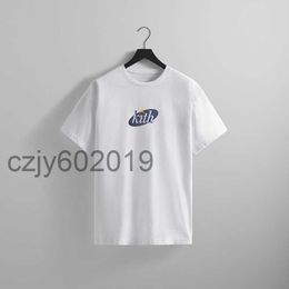 Breathable printed pattern T-shirt with a large design by Kith Retro TeeD7BB