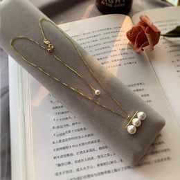 Link Bracelets Necklace Cute Sweater Chain Simple Fashion All-Match Temperament