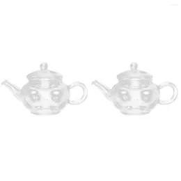 Dinnerware Sets Handheld Glass Tea Steeper Restaurant Handle Transparent Portable Tearoom