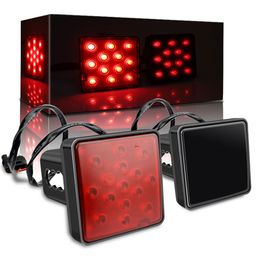 12V 12LED /15LED Car Stop Brake Lights for Trailer Truck Towing Taillight Lamp Rear Brake Light Parking