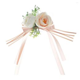 Decorative Flowers Artificial Flower Wedding Wrist Products Multiple Colours Novel Silk Bridesmaid