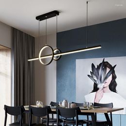 Pendant Lamps Nordic Restaurants Chandeliers Bar Tops Simple And Creative Personalised Lighting Fixtures Dining Table Lights LED Strip